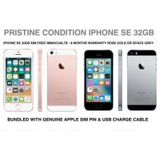 Apple iPhone SE 32GB Smartphone Unlocked Rose Gold & Space Grey Grade A Stock Apple iPhone SE 32GB Smartphone Unlocked Rose Gold & Space Grey Grade A Stock