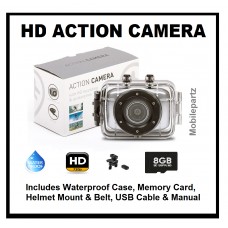 ThumbsUp! Motor Bike Cycle Dash Camera HD Waterproof Mount Sports Cam Case
