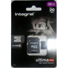 Integral 32GB 32 gb Micro SD  Class 10 Memory Card for Smartphones