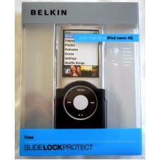 Belkin Black / Transparent Slide Lock Case for Apple the iPod Nano 4G / 4th Gen Belkin Black / Transparent Slide Lock Case for Apple the iPod Nano 4G / 4th Gen