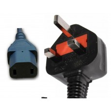 Official UK Mains Plug & A/C Lead / Chord for Microsoft Xbox One / 360 PSU Brick