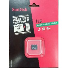 SanDisk 1GB M2 Memory Stick Micro Card for Many Mobile Phones & Cameras