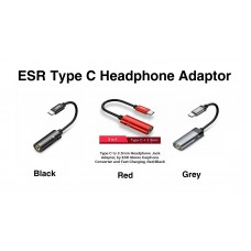ESR 2-IN-1 USB-C Headphone Jack / Charge Adapter for Android Type-C Phones