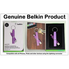 Belkin iPhone Lightning USB Cable Keychain for IPhone 5 5S 6 6S 7 8 X XS XR iPad