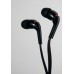 Black in Ear 3.5mm Headphones Earphones Flat Cable for iPhone & Android Phones