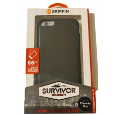 Griffin Survivor Journey Case for Apple iPhone 6 Plus & 6S Plus Black / Blue