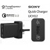 Genuine Sony UCH 12 Quick 3.0 Mains Charger & USB Cable for Sony Xperia Mobiles Genuine Sony UCH 12 Quick 3.0 Mains Charger & USB Cable for Sony Xperia Mobiles