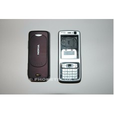 Genuine Nokia N73 Silver & Plum Housing Keypad & Battery Cover Grade A Condition