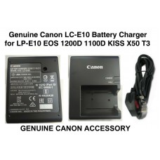 Genuine Canon LC-E10E Battery Charger for EOS 1100D 1200D 1300D X50 Rebel / Kiss Genuine Canon LC-E10E Battery Charger for EOS 1100D 1200D 1300D X50 Rebel / Kiss