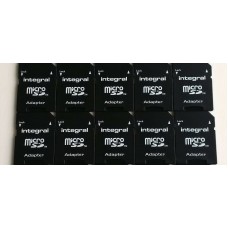 10 x Genuine Integral Universal Micro SD to SD / SDHC Memory Card Adaptors