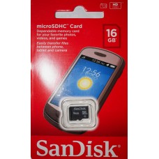 Sandisk 16GB Class 4 Micro SD Cell Phone Memory Card