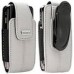 Genuine BlackBerry Pearl 8100 8110 8120 Lambskin Leather Swivel Holster - White Genuine BlackBerry Pearl 8100 8110 8120 Lambskin Leather Swivel Holster - White