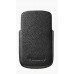 Genuine Original BlackBerry Q10 Black Leather Pocket Pouch ACC-50704-201