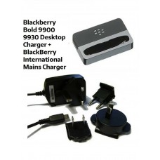 Genuine BlackBerry Bold 9900 Desktop Charging Pod Cradle Stand + Mains Charger Genuine BlackBerry Bold 9900 Desktop Charging Pod Cradle Stand + Mains Charger