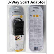 Belkin Scart Multi Adaptor 3-Way Multi Adaptor 3 x Scart Female / 1 x Scart Male