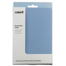 Caseit Folio Soft Touch Case with Built In Stand for iPad Mini 1 2 & 3 - Blue Caseit Folio Soft Touch Case with Built In Stand for iPad Mini 1 2 & 3 - Blue