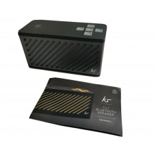 KitSound Tilt Wireless Bluetooth Portable Stereo Speaker - Gunmetal Grey