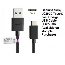Genuine Sony UCB20 USB Type-C Fast Charge Data Cable for Latest Xperia Mobiles