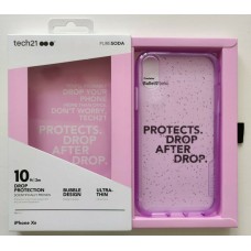 Tech21 pureSODA Ultra-Thin Pink Bubble Design Shell Case Cover for iPhone XR Tech21 pureSODA Ultra-Thin Pink Bubble Design Shell Case Cover for iPhone XR