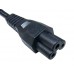 High Quality 3-Pin to C5 Cloverleaf Power Cord Cable 5A Fused 2.0m Black High Quality 3-Pin to C5 Cloverleaf Power Cord Cable 5A Fused 2.0m Black