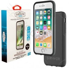 Griffin Survivor Strong Case for Apple iPhone 6 6S 7 8 & New SE Black Deep Grey