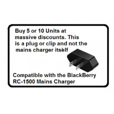 BlackBerry RC-1500 USA Charger Clip Only - Various Quantities Discounted Prices BlackBerry RC-1500 USA Charger Clip Only - Various Quantities Discounted Prices