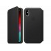 Genuine Original Official Leather Folio Flip Case Black for Apple iPhone X Genuine Original Official Leather Folio Flip Case Black for Apple iPhone X
