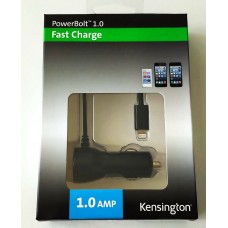 Kensington Powerbolt 1.0 Amp Car Charger iPhone SE 5 6 6S 7 8 & Plus X XS XR Kensington Powerbolt 1.0 Amp Car Charger iPhone SE 5 6 6S 7 8 & Plus X XS XR