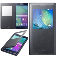 Genuine Samsung S View Flip Case Charcoal Black for Galaxy A5 (2015) Genuine Samsung S View Flip Case Charcoal Black for Galaxy A5 (2015)