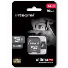 Integral 64GB Class10 UltimaPro MicroSD Memory Card