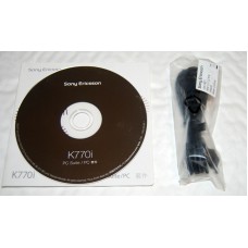 Genuine Original Sony Ericsson K770i Phone CD Software PC Suite & USB Data Cable