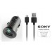 Genuine Sony 1.2A 12/24V Car Charger & 1m Micro USB cable for Sony Xperia Phones Genuine Sony 1.2A 12/24V Car Charger & 1m Micro USB cable for Sony Xperia Phones
