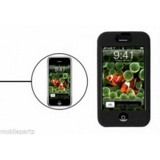 Black Soft Silicone Skin Case Cover for the Original Apple iPhone 3G / 3GS
