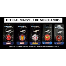 Official Marvel / DC Phone Pop Socket - Spiderman Iron Man Avengers Wonder Woman