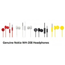 Genuine Nokia WH-208 3.5mm Stereo Handsfree Headset Earphones for Lumia Phones Genuine Nokia WH-208 3.5mm Stereo Handsfree Headset Earphones for Lumia Phones